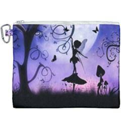 Cute Fairy Dancing In The Night Canvas Cosmetic Bag (xxxl) by FantasyWorld7