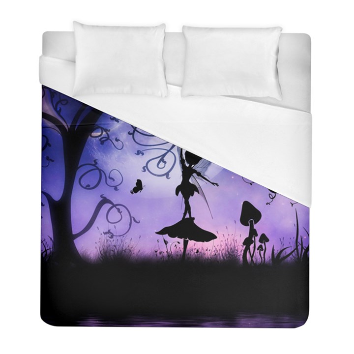 Cute Fairy Dancing In The Night Duvet Cover (Full/ Double Size)