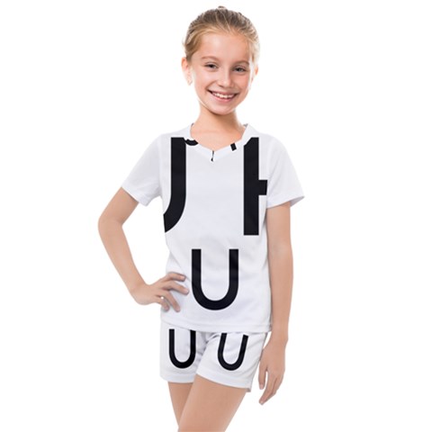 Uh Duh Kids  Mesh Tee And Shorts Set by FattysMerch