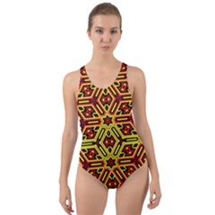 Rby-2-4 Cut-out Back One Piece Swimsuit