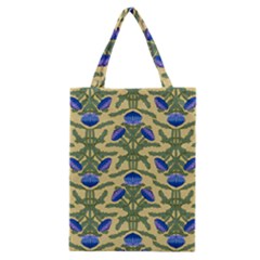 Pattern Thistle Structure Texture Classic Tote Bag by Pakrebo