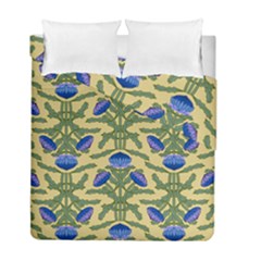 Pattern Thistle Structure Texture Duvet Cover Double Side (full/ Double Size)