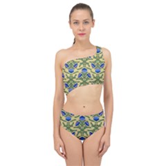 Pattern Thistle Structure Texture Spliced Up Two Piece Swimsuit by Pakrebo