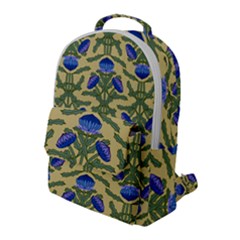 Pattern Thistle Structure Texture Flap Pocket Backpack (large) by Pakrebo