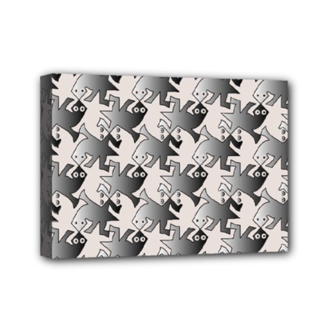 Seamless Tessellation Background Mini Canvas 7  x 5  (Stretched)