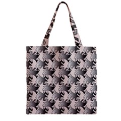 Seamless Tessellation Background Zipper Grocery Tote Bag