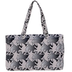 Seamless Tessellation Background Canvas Work Bag