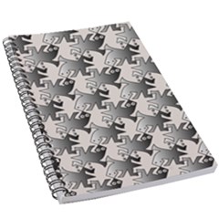 Seamless Tessellation Background 5.5  x 8.5  Notebook