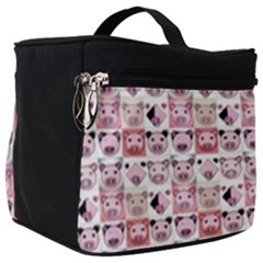 Graphic Seamless Pattern Pig Make Up Travel Bag (big) by Pakrebo