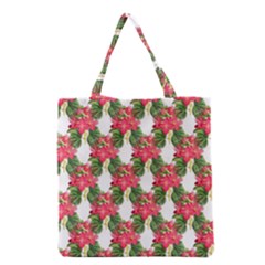 Floral Seamless Decorative Spring Grocery Tote Bag by Pakrebo