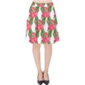 Floral Seamless Decorative Spring Velvet High Waist Skirt View1