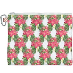 Floral Seamless Decorative Spring Canvas Cosmetic Bag (xxxl) by Pakrebo