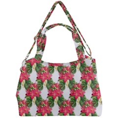 Floral Seamless Decorative Spring Double Compartment Shoulder Bag by Pakrebo