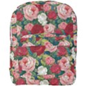 Roses Repeat Floral Bouquet Full Print Backpack View1