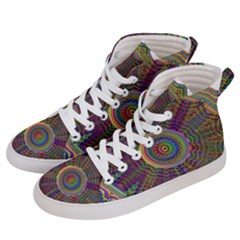 Mandala Decorative Ornamental Women s Hi-top Skate Sneakers by Pakrebo