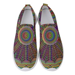 Mandala Decorative Ornamental Women s Slip On Sneakers