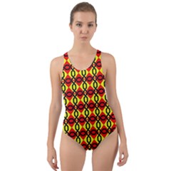 Rby-2-6 Cut-out Back One Piece Swimsuit