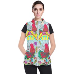 Supersonic Key West Gypsy Blast Women s Puffer Vest by chellerayartisans