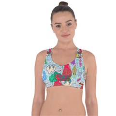 Supersonic Key West Gypsy Blast Cross String Back Sports Bra by chellerayartisans