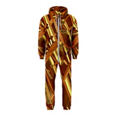 Gold Background Hooded Jumpsuit (kids) by Alisyart