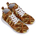 Gold Background Women s Lightweight High Top Sneakers View3