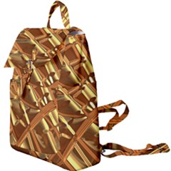 Gold Background Buckle Everyday Backpack by Alisyart