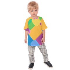 Geometry Nothing Color Kids  Raglan Tee