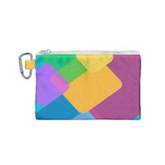 Geometry Nothing Color Canvas Cosmetic Bag (small)