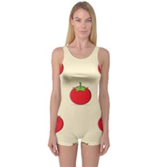 Fresh Tomato One Piece Boyleg Swimsuit