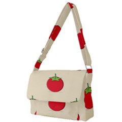 Fresh Tomato Full Print Messenger Bag by HermanTelo