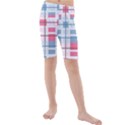 Fabric Textile Plaid Kids  Mid Length Swim Shorts View1