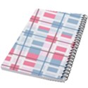 Fabric Textile Plaid 5.5  x 8.5  Notebook View2