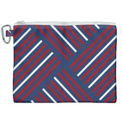 Geometric Background Stripes Canvas Cosmetic Bag (xxl)