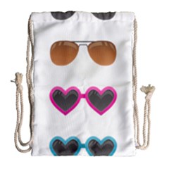 Eyeglasses Drawstring Bag (Large)