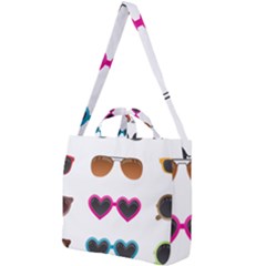 Eyeglasses Square Shoulder Tote Bag