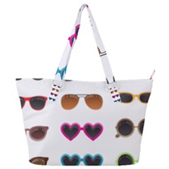 Eyeglasses Full Print Shoulder Bag