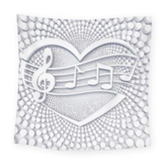 Circle Music Square Tapestry (large) by HermanTelo