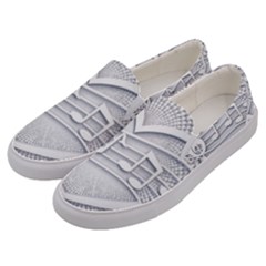 Circle Music Men s Canvas Slip Ons by HermanTelo