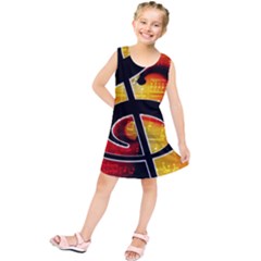 Clef Music Lines Notenblatt Kids  Tunic Dress by HermanTelo