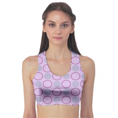 Circumference Point Pink Sports Bra