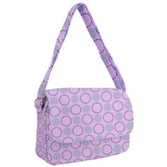 Circumference Point Pink Courier Bag