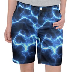 Electricity Blue Brightness Pocket Shorts