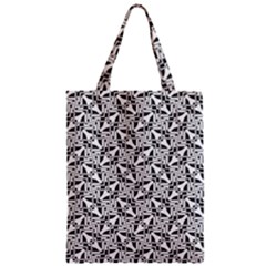 Ornamental Checkerboard Zipper Classic Tote Bag