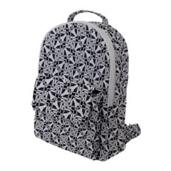 Ornamental Checkerboard Flap Pocket Backpack (large)