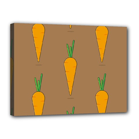 Healthy Fresh Carrot Canvas 16  X 12  (stretched) by HermanTelo