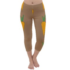 Healthy Fresh Carrot Capri Winter Leggings 