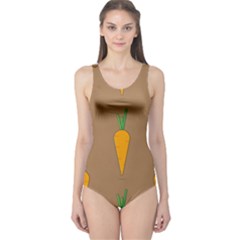 Healthy Fresh Carrot One Piece Swimsuit
