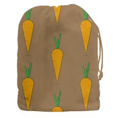 Healthy Fresh Carrot Drawstring Pouch (xxxl) by HermanTelo