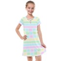 Geometric Pastel Kids  Cross Web Dress View1