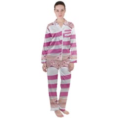 Easter Egg Satin Long Sleeve Pyjamas Set by Bajindul